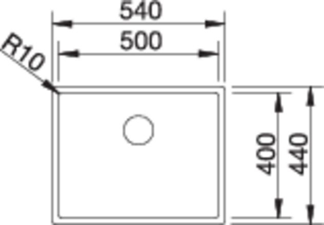   Blanco Claron 500-IF Dark Steel  527836