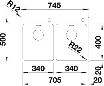   Blanco Andano 340/340-IF/A     525248