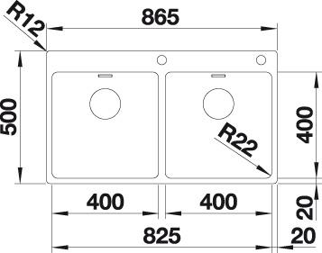   Blanco Andano 400/400-IF/A     525249