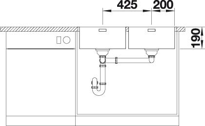   Blanco Andano 400/400-IF/A     525249