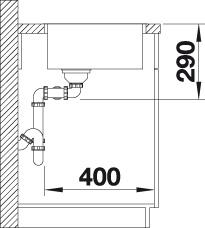   Blanco Andano 400/400-IF     522985