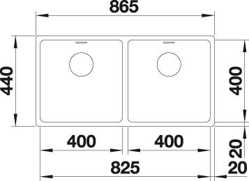   Blanco Andano 400/400-IF     522985