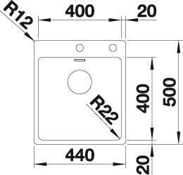   Blanco Andano 400-IF/A      525244