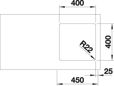   Blanco Andano 400-U      522959