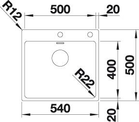   Blanco Andano 500-IF/A     525245