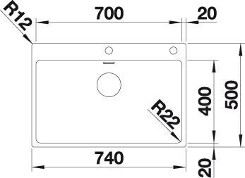   Blanco Andano 700-IF/A     525246