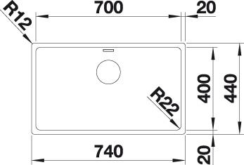   Blanco Andano 700-IF     522969