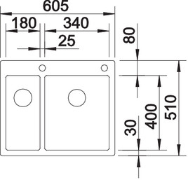   Blanco Claron 340/180-IF/A     521647