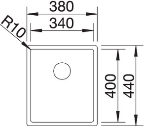   Blanco Claron 340-IF   Durinox  523388