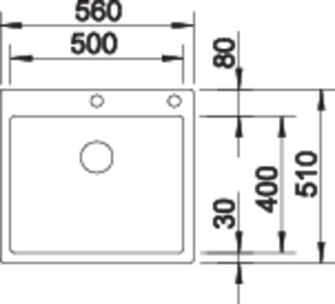   Blanco Claron 500-IF/A   Durinox  523393