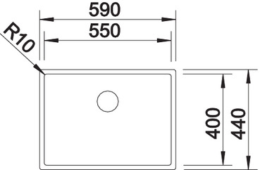   Blanco Claron 550-IF     521578