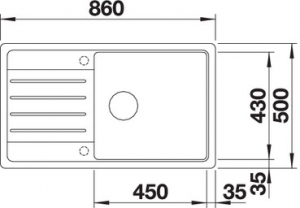   Blanco Legra XL 6 S Silgranit