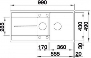   Blanco Metra 6 S-F