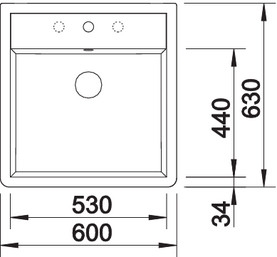   Blanco Panor 60 Ceramic c   514501