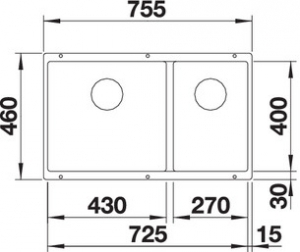   Blanco Subline 430/270-U