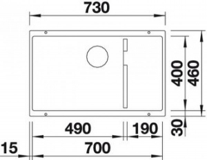   Blanco Subline 700-U Level