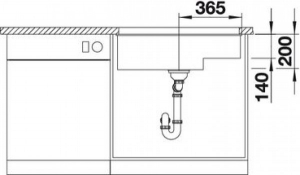   Blanco Subline 700-U Level