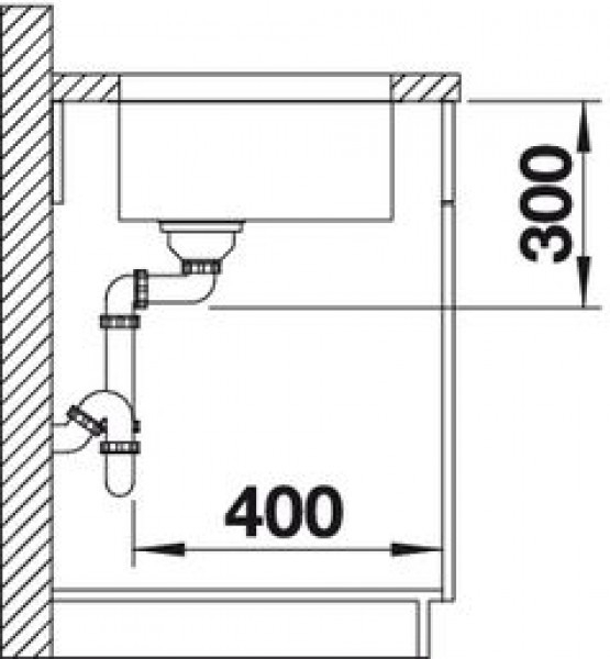   Blanco Supra 400-U  - 518201