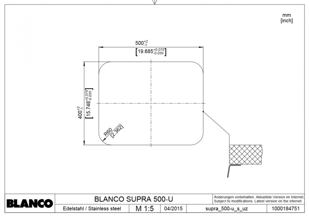   Blanco Supra 500-U c   518205