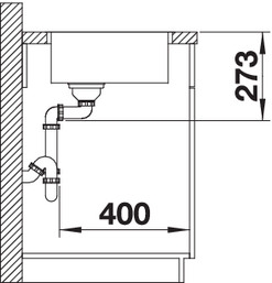   Blanco Zerox 500-IF Durinox 523098