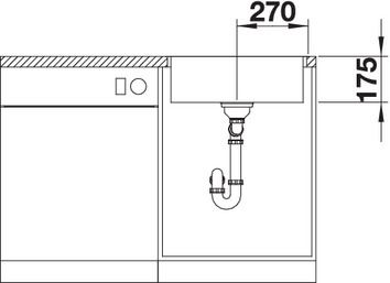   Blanco Zerox 500-IF Durinox 523098