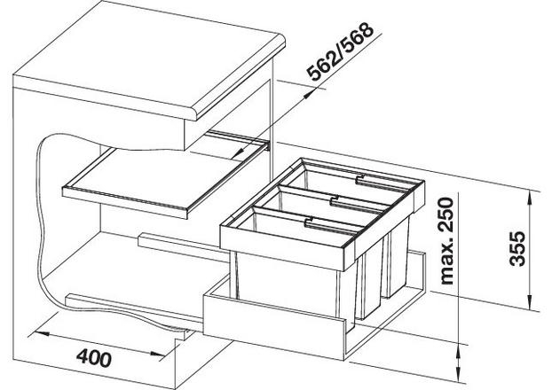 ������� ���������� ������ Blanco Flexon II 60/3 521472