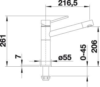 ��������� Blanco Alta II ����� ������ �����  527540