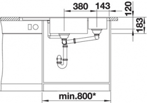   Blanco Delta II-F   527056