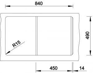   Blanco Zenar 45 S         527359