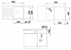   Blanco Legra 45 S   527268