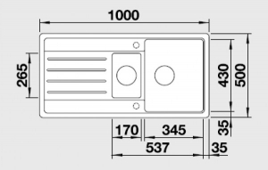   Blanco Legra 6 S   527271