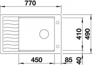   Blanco Elon XL 6 S-F  524856