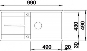   Blanco Metra XL 6 S-F  519150