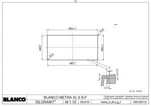   Blanco Metra XL 6 S-F  519150