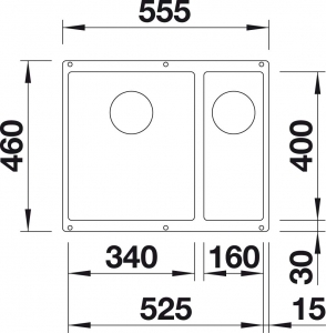   Blanco Subline 340/160-U ( )  523553