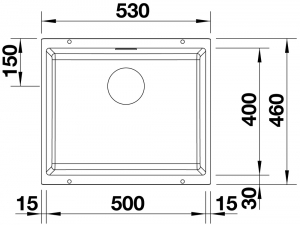   Blanco Subline 500-U   523433