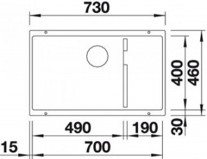   Blanco Subline 700-U Level  523538