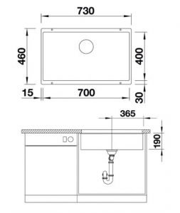  Blanco Subline 700-U  523447
