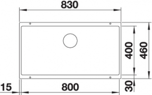   Blanco Subline 800-U  523145
