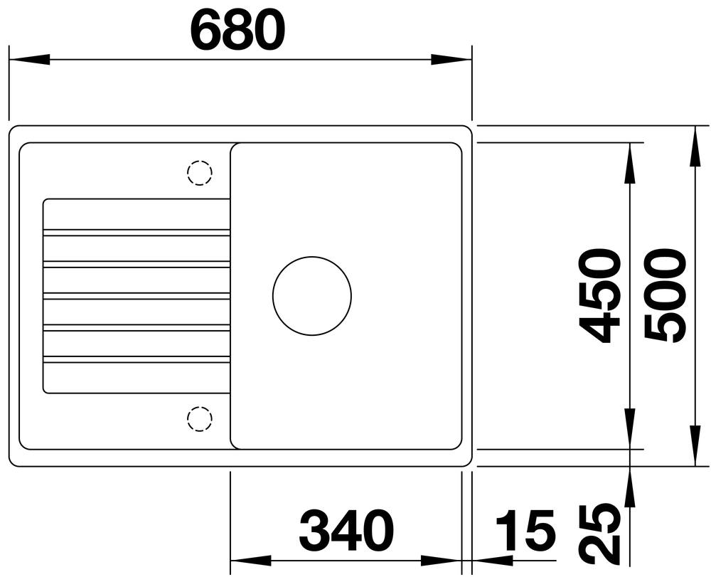   Blanco Zia 45 S Compact  524725
