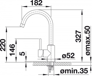 ��������� Blanco Mida Silgranit ������ ����� 526965